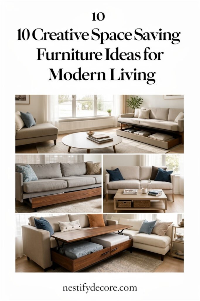10 Creative Space Saving Furniture Ideas for Modern Living