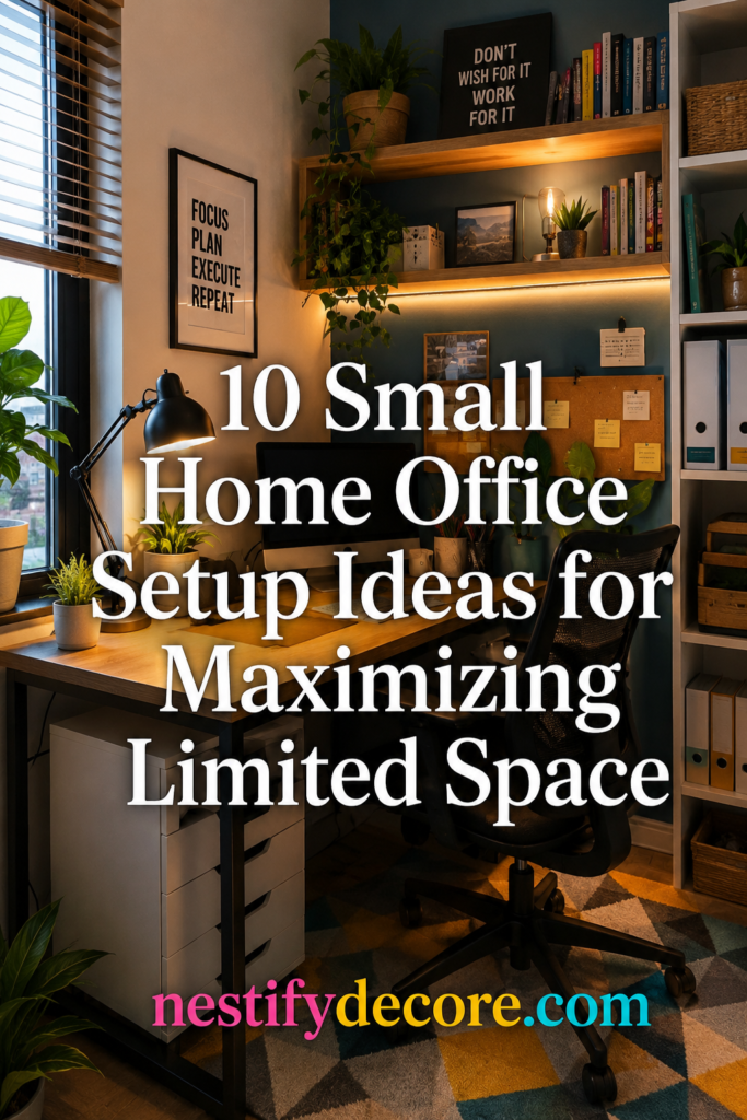 10 Small Home Office Setup Ideas for Maximizing Limited Space