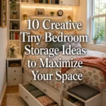 10 Creative Tiny Bedroom Storage Ideas to Maximize Your Space