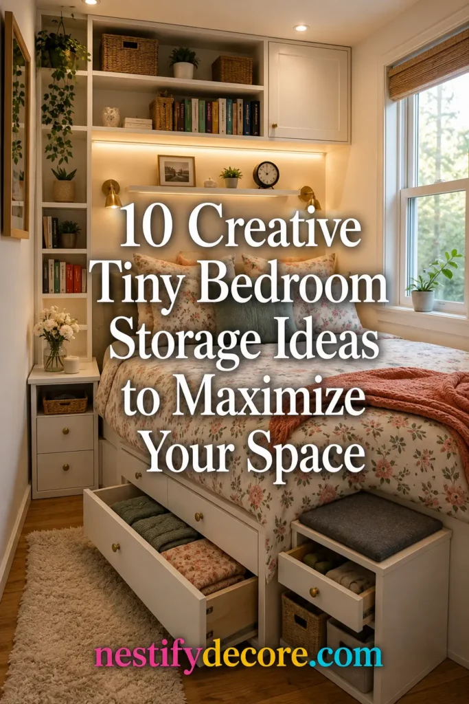10 Creative Tiny Bedroom Storage Ideas to Maximize Your Space