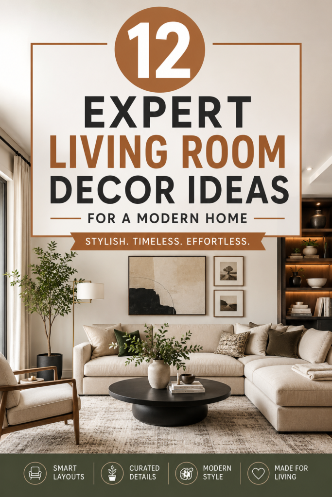 12 Expert Living Room Decor Ideas for a Modern Home
