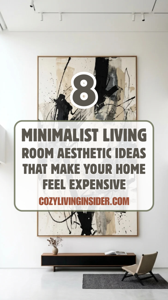 8 Minimalist Living Room Aesthetic Ideas That Make Your Home Feel Expensive