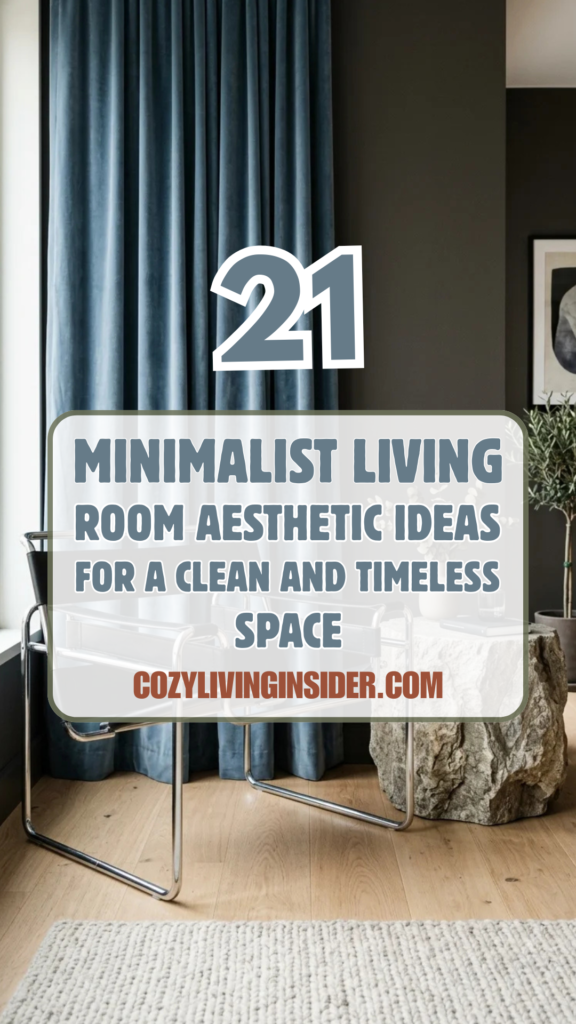 21 Minimalist Living Room Aesthetic Ideas for a Clean and Timeless Space