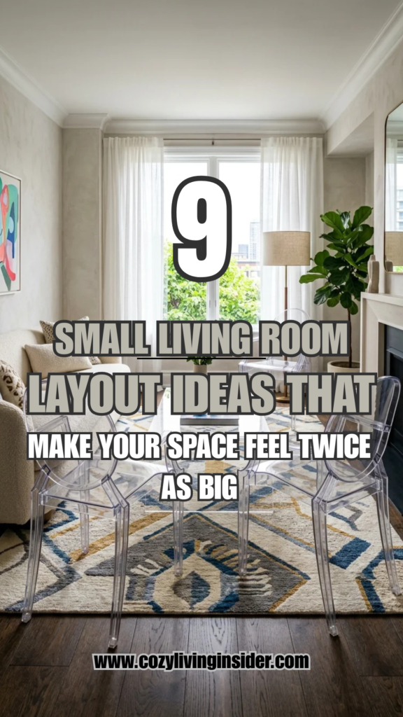 9 Small Living Room Layout Ideas That Make Your Space Feel Twice as Big