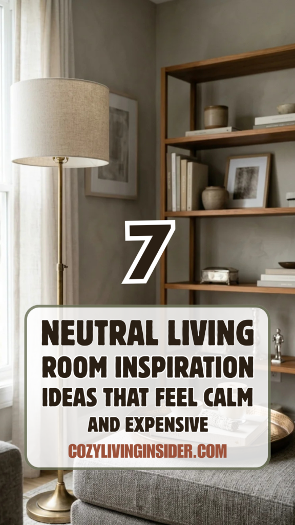 7 Neutral Living Room Inspiration Ideas That Feel Calm and Expensive