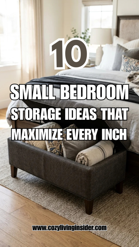 10 Small Bedroom Storage Ideas That Maximize Every Inch