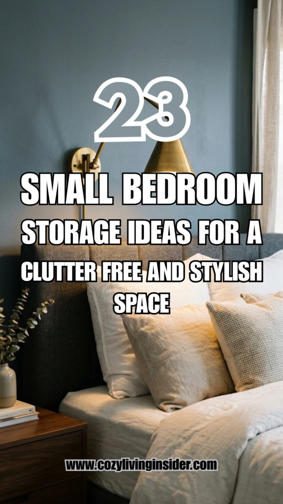 23 Small Bedroom Storage Ideas for a Clutter-Free and Stylish Space