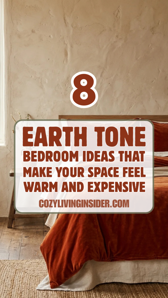 8 Earth Tone Bedroom Ideas That Make Your Space Feel Warm and Expensive