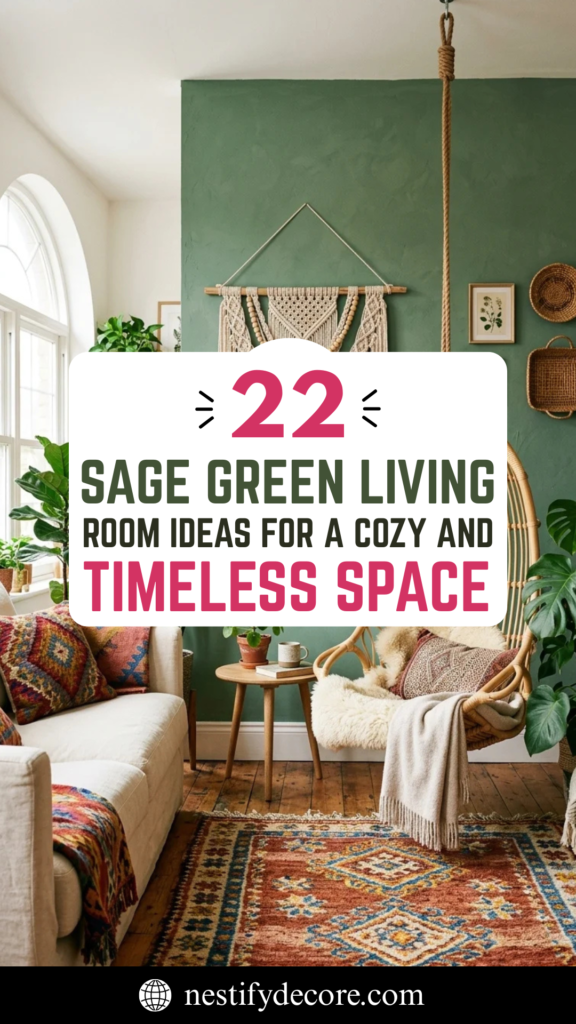 22 Sage Green Living Room Ideas for a Cozy and Timeless Space