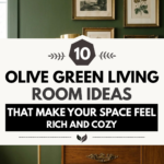 10 Olive Green Living Room Ideas That Make Your Space Feel Rich and Cozy