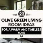 23 Olive Green Living Room Ideas for a Warm and Timeless Home