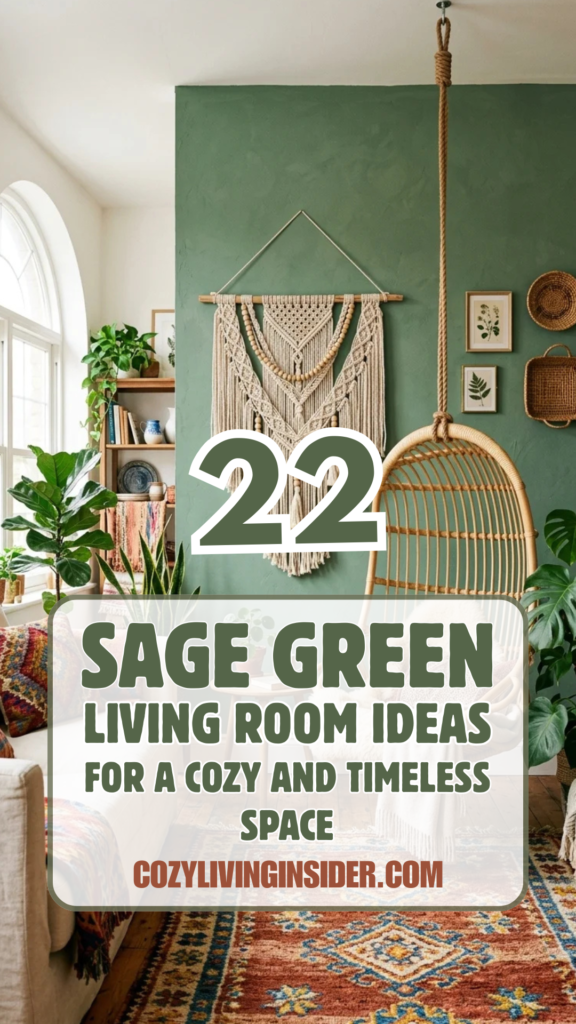 22 Sage Green Living Room Ideas for a Cozy and Timeless Space