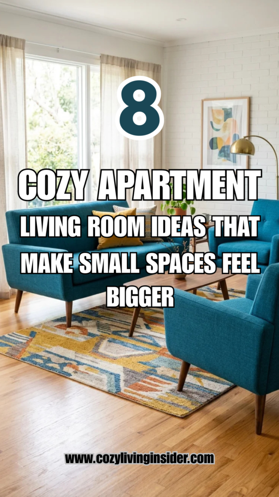 8 Cozy Apartment Living Room Ideas That Make Small Spaces Feel Bigger