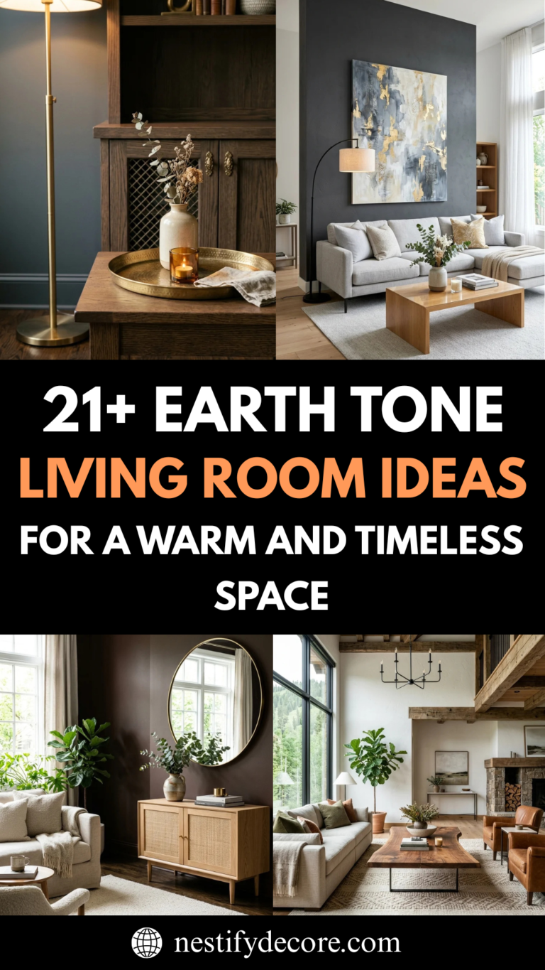 21 Earth Tone Living Room Ideas for a Warm and Timeless Space