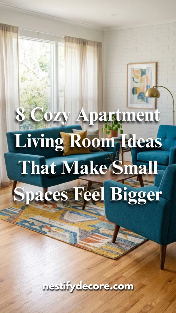 8 Cozy Apartment Living Room Ideas That Make Small Spaces Feel Bigger