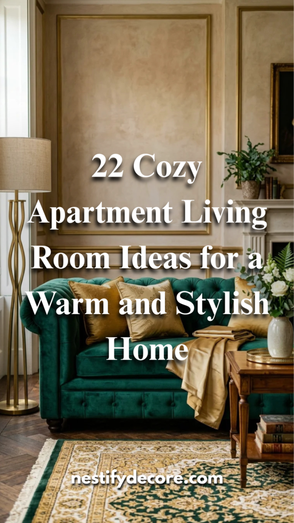 22 Cozy Apartment Living Room Ideas for a Warm and Stylish Home