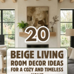 20 Beige Living Room Decor Ideas for a Cozy and Timeless Home