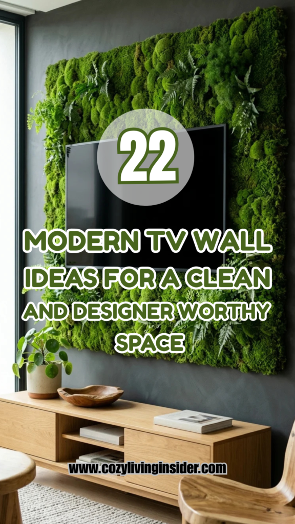22 Modern TV Wall Ideas for a Clean and Designer-Worthy Space