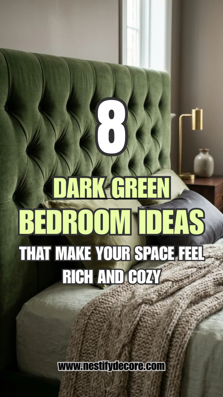8 Dark Green Bedroom Ideas That Make Your Space Feel Rich and Cozy
