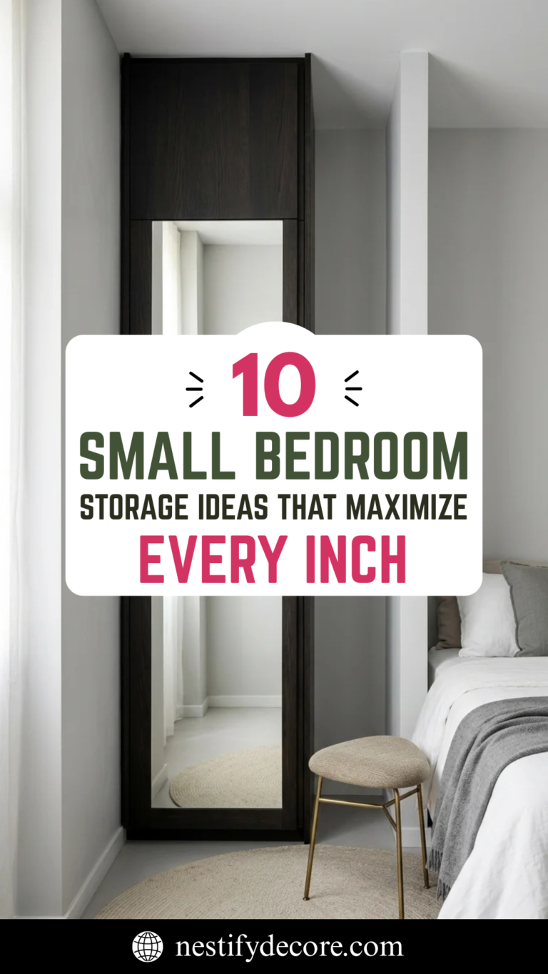10 Small Bedroom Storage Ideas That Maximize Every Inch
