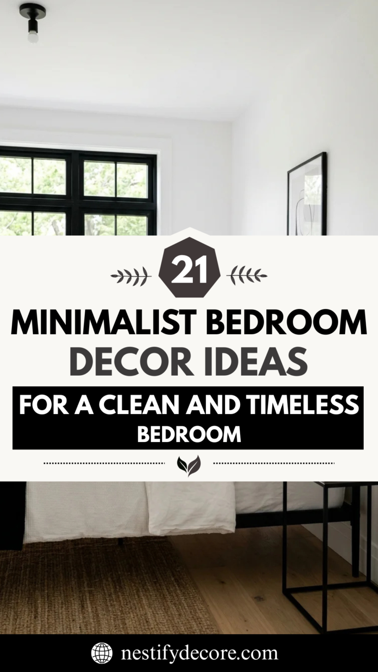 21 Minimalist Bedroom Decor Ideas for a Clean and Timeless Bedroom