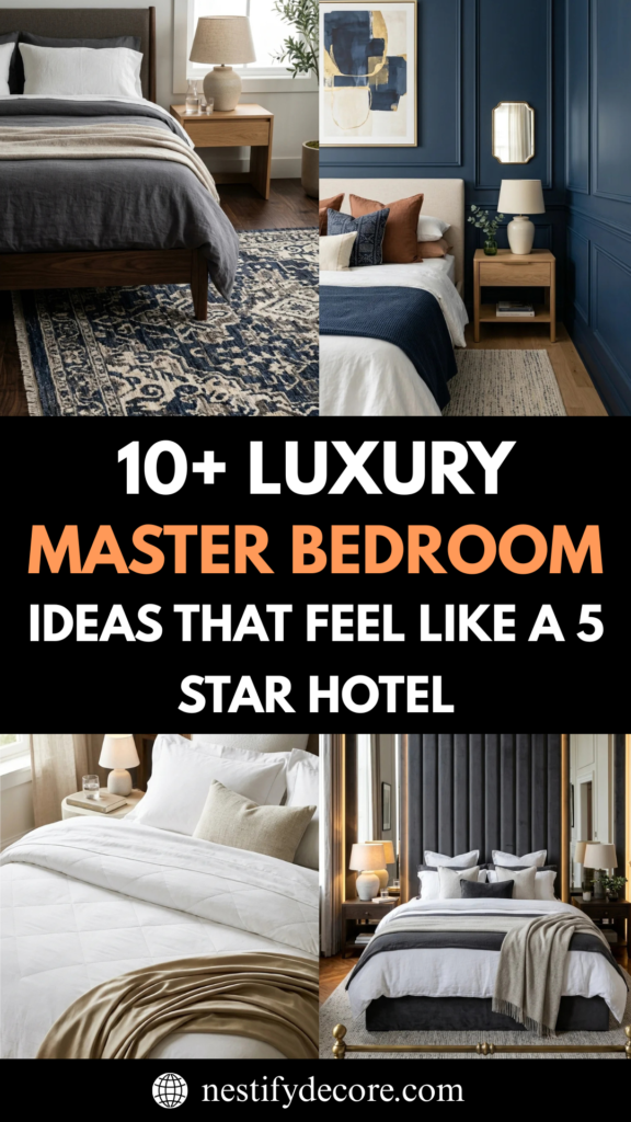 10 Luxury Master Bedroom Ideas That Feel Like a 5-Star Hotel