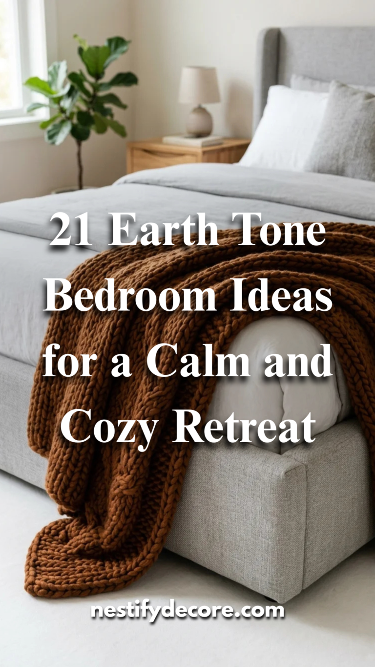 21 Earth Tone Bedroom Ideas for a Calm and Cozy Retreat
