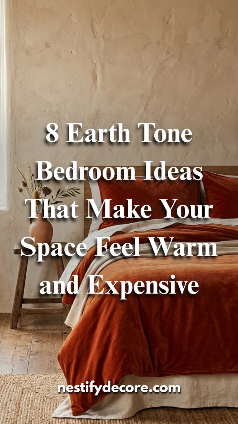 8 Earth Tone Bedroom Ideas That Make Your Space Feel Warm and Expensive