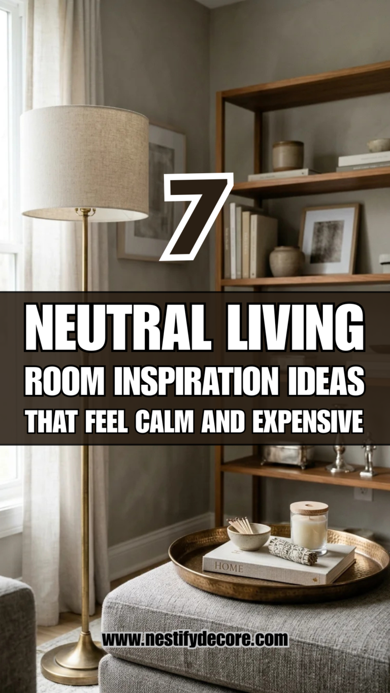 7 Neutral Living Room Inspiration Ideas That Feel Calm and Expensive