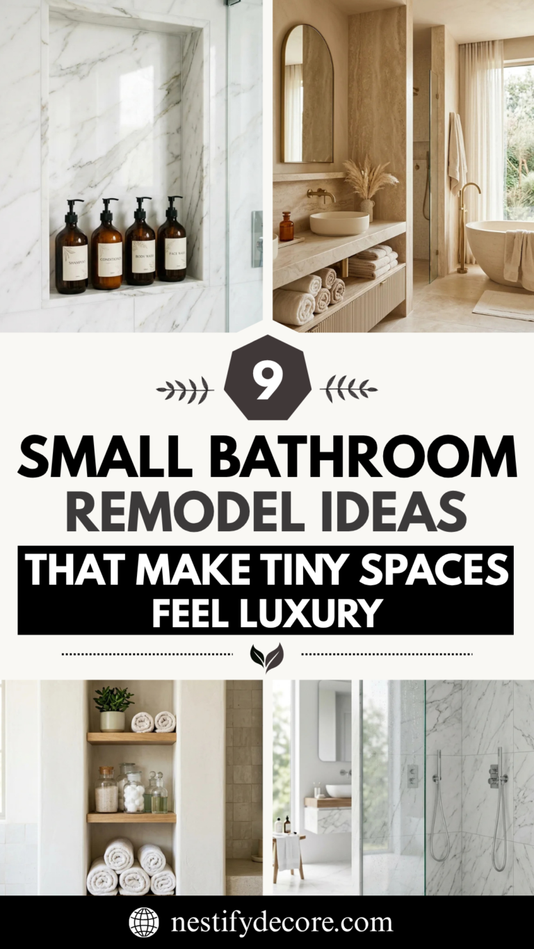 9 Small Bathroom Remodel Ideas That Make Tiny Spaces Feel Luxury