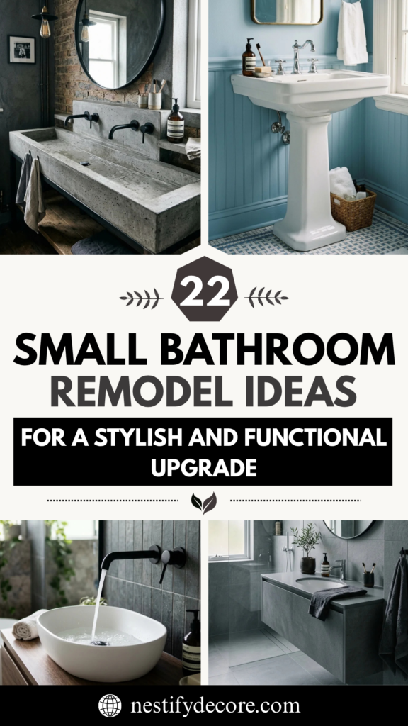 22 Small Bathroom Remodel Ideas for a Stylish and Functional Upgrade