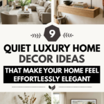 9 Quiet Luxury Home Decor Ideas That Make Your Home Feel Effortlessly Elegant