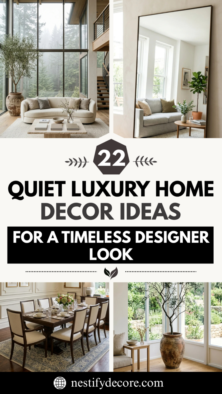 22 Quiet Luxury Home Decor Ideas for a Timeless Designer Look