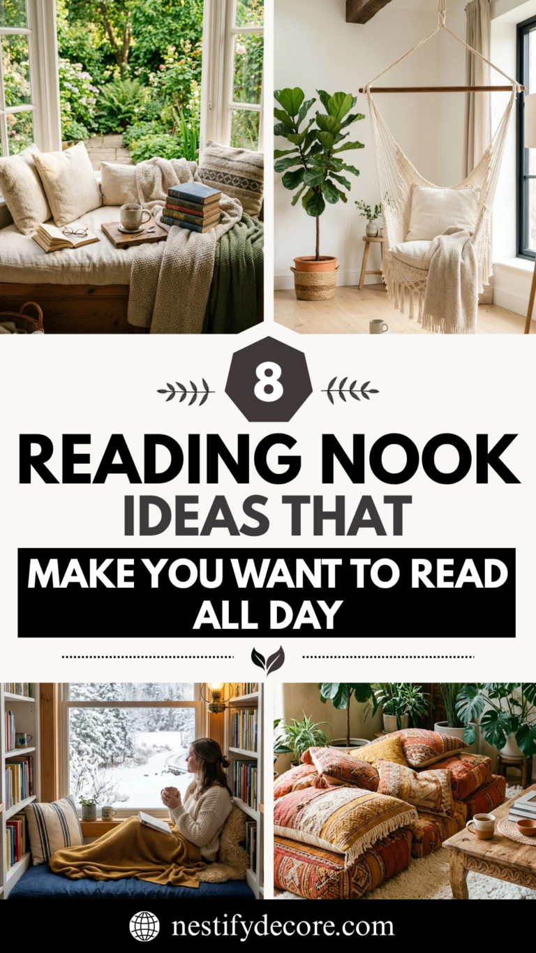 8 Reading Nook Ideas That Make You Want to Read All Day
