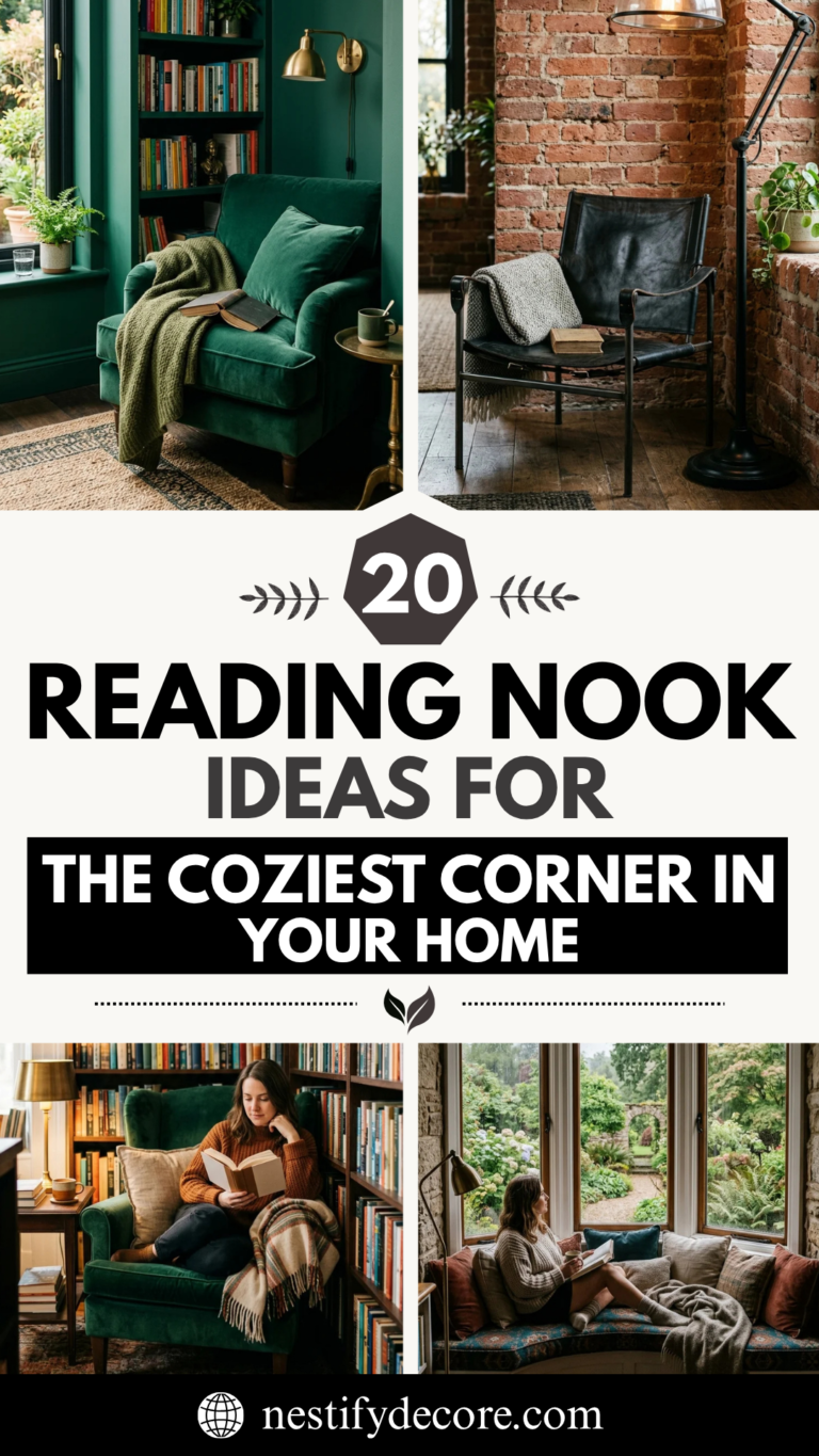 20 Reading Nook Ideas for the Coziest Corner in Your Home
