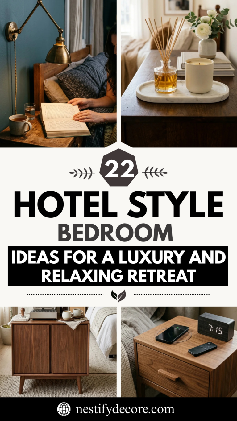 22 Hotel Style Bedroom Ideas for a Luxury and Relaxing Retreat