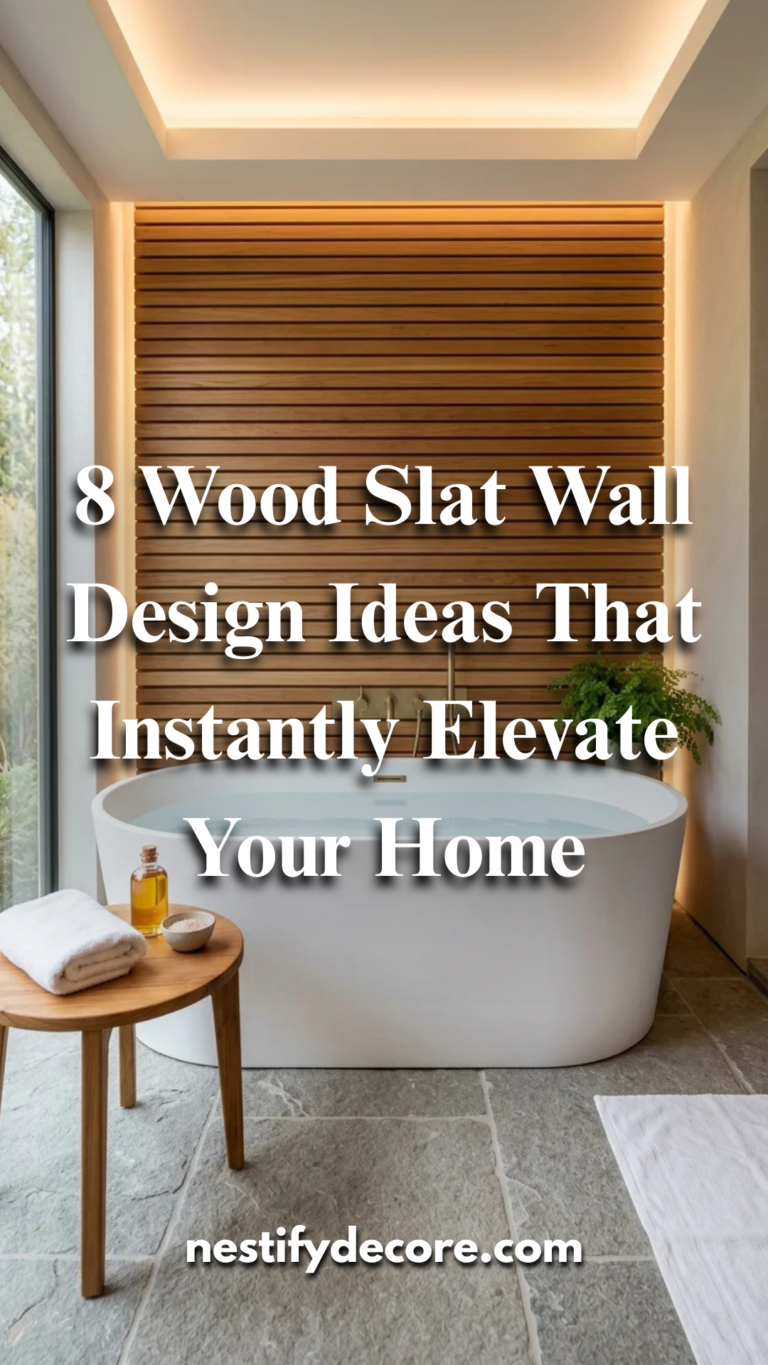 8 Wood Slat Wall Design Ideas That Instantly Elevate Your Home