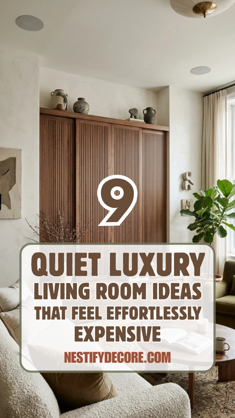 9 Quiet Luxury Living Room Ideas That Feel Effortlessly Expensive
