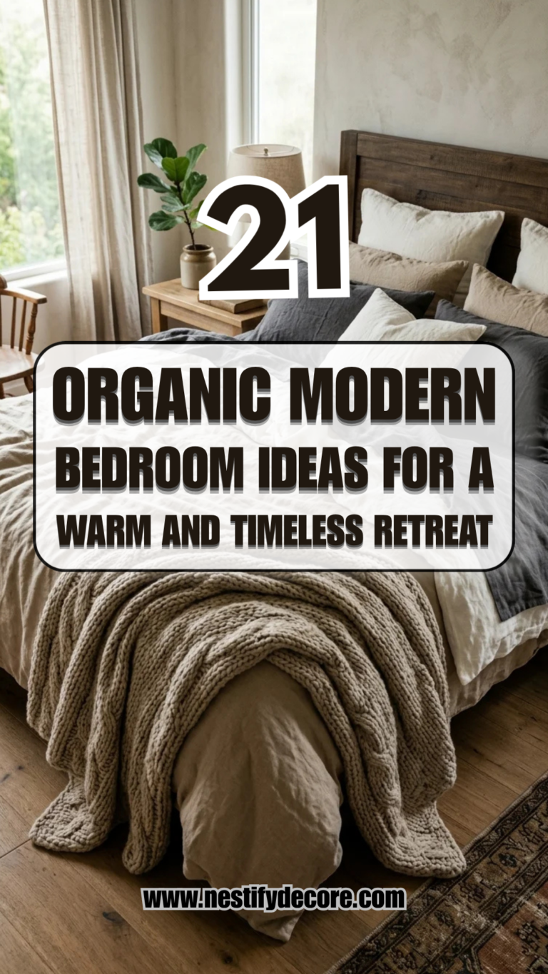 21 Organic Modern Bedroom Ideas for a Warm and Timeless Retreat