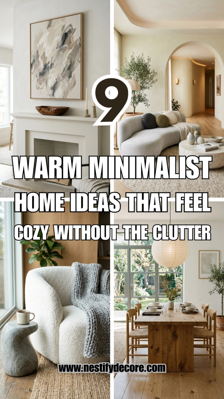 9 Warm Minimalist Home Ideas That Feel Cozy Without the Clutter
