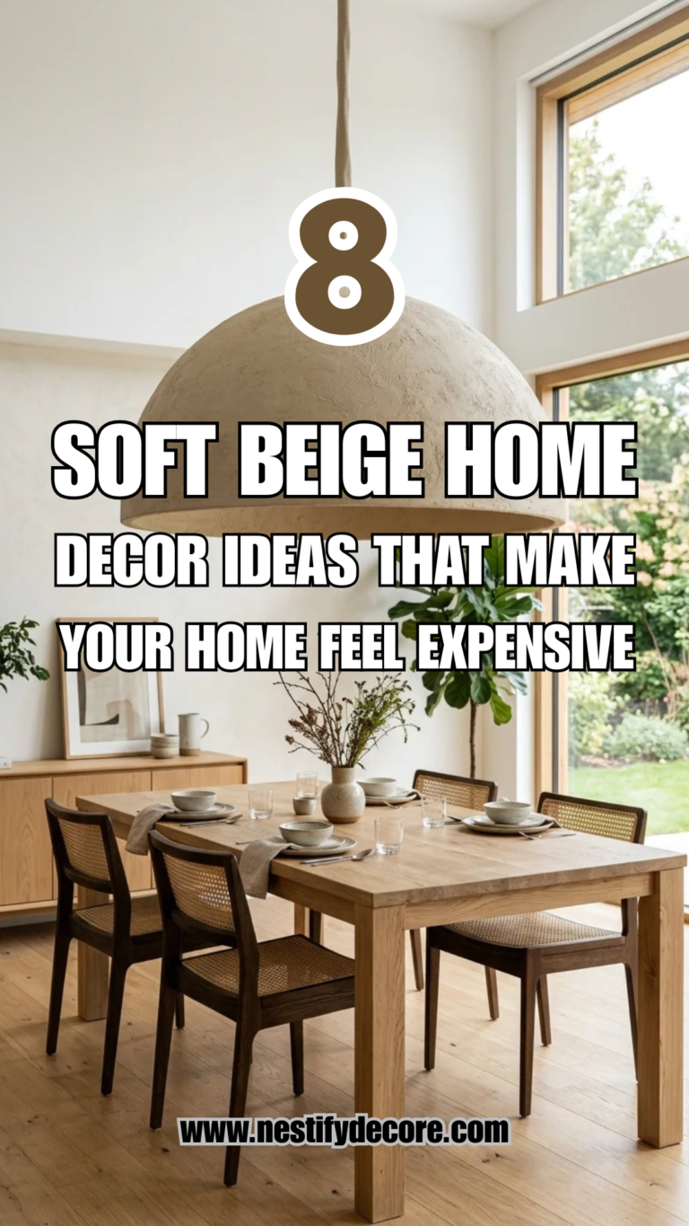 8 Soft Beige Home Decor Ideas That Make Your Home Feel Expensive