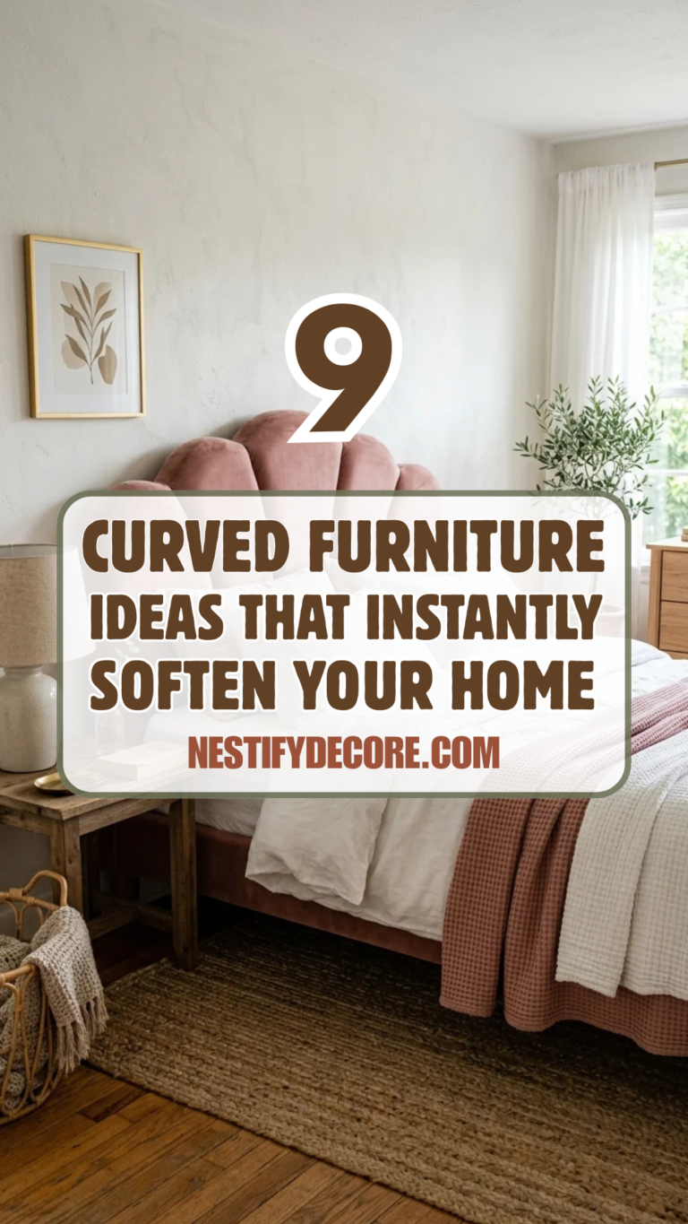 9 Curved Furniture Ideas That Instantly Soften Your Home