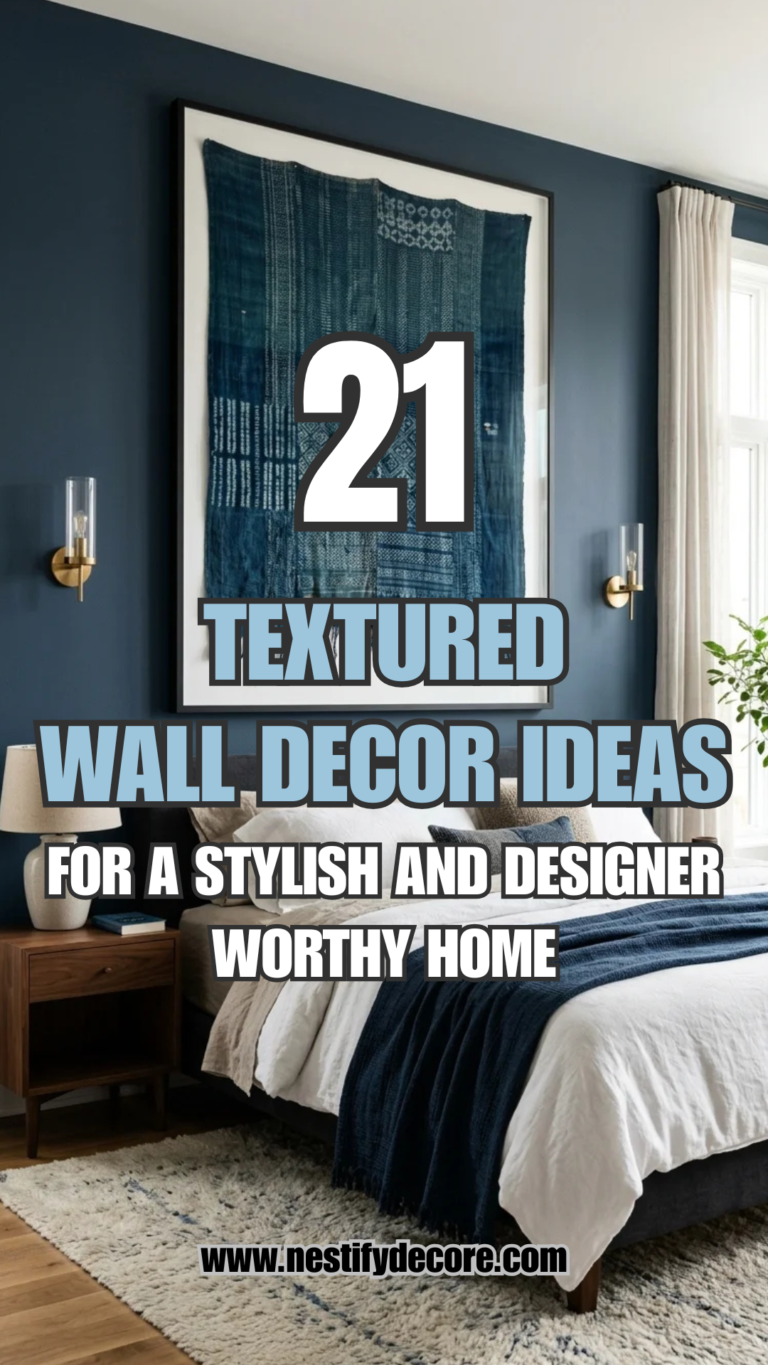 21 Textured Wall Decor Ideas for a Stylish and Designer-Worthy Home
