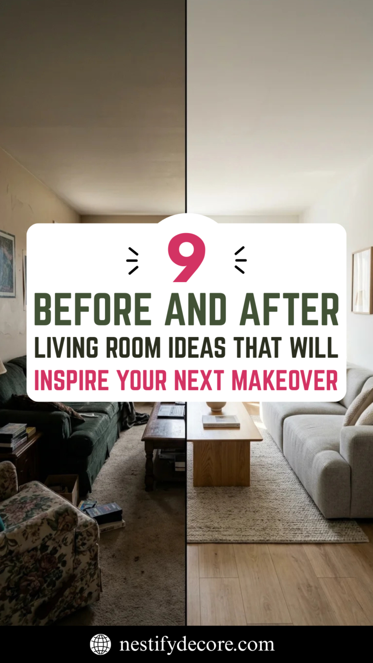 9 Before and After Living Room Ideas That Will Inspire Your Next Makeover
