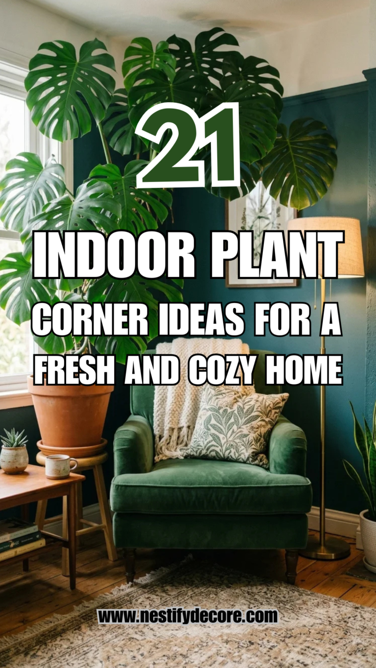 21 Indoor Plant Corner Ideas for a Fresh and Cozy Home