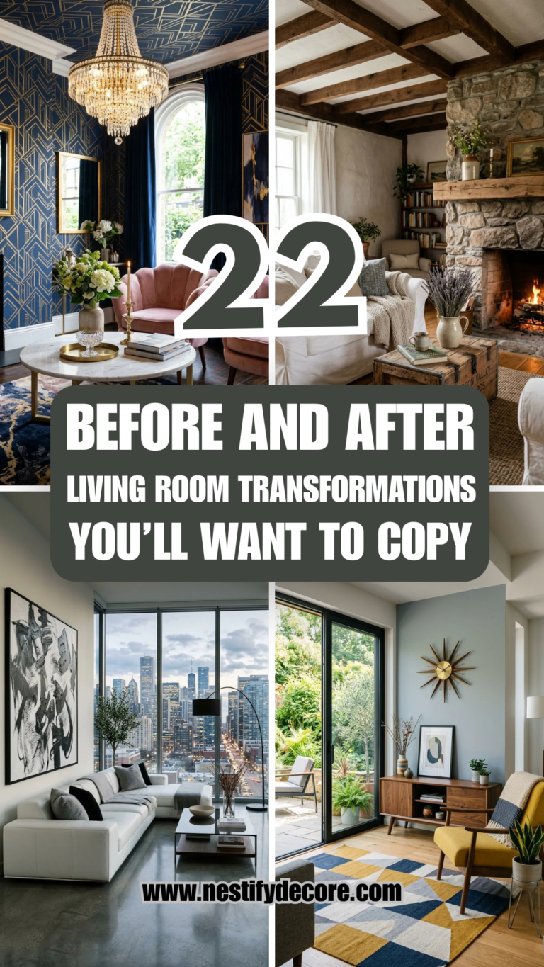 22 Before and After Living Room Transformations You’ll Want to Copy