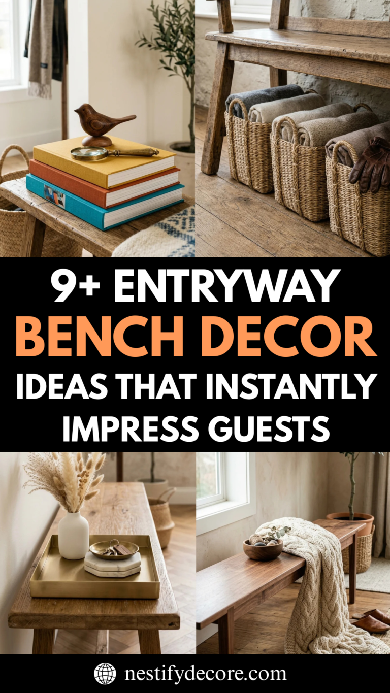 9 Entryway Bench Decor Ideas That Instantly Impress Guests