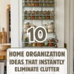 10 Home Organization Ideas That Instantly Eliminate Clutter