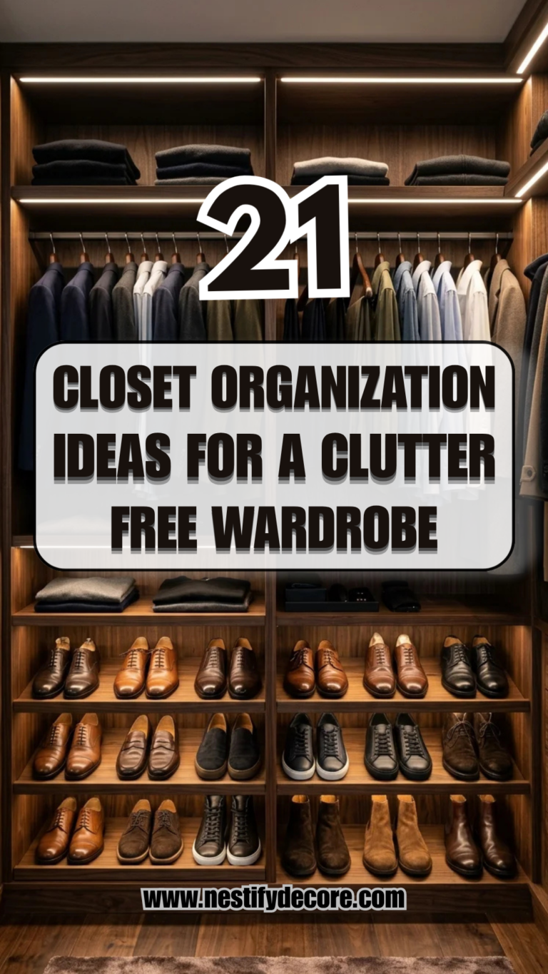 21 Closet Organization Ideas for a Clutter-Free Wardrobe