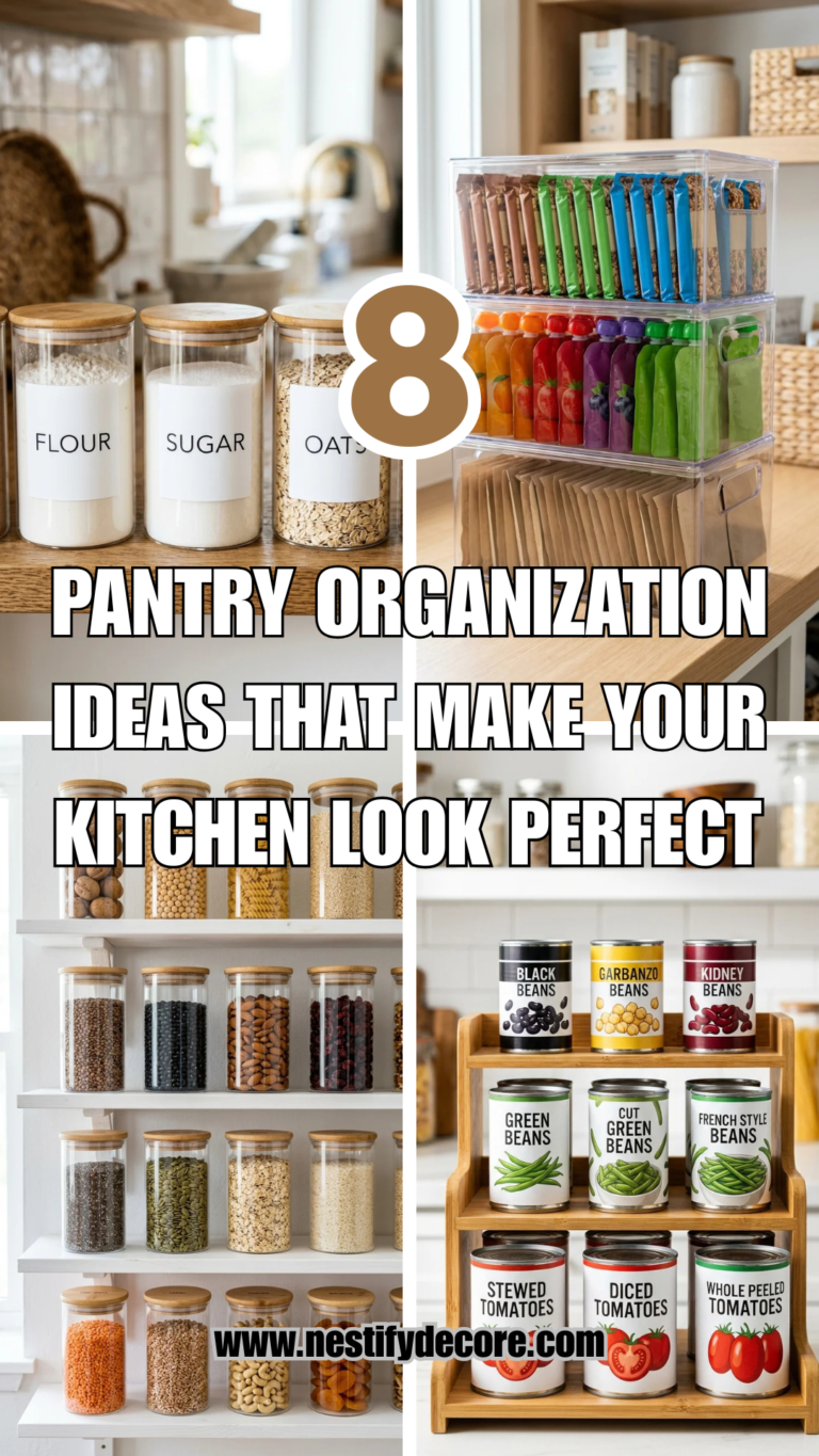 8 Pantry Organization Ideas That Make Your Kitchen Look Perfect